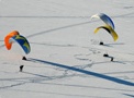 Kajtning på Kalvfjärdens is